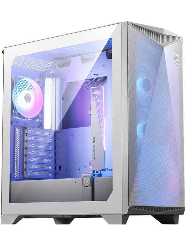 MSI MPG GUNGNIR 300R AIRFLOW WHITE Tempered Glass ARGB USB 3.2 Mid-Tower Beyaz Oyuncu Kasası