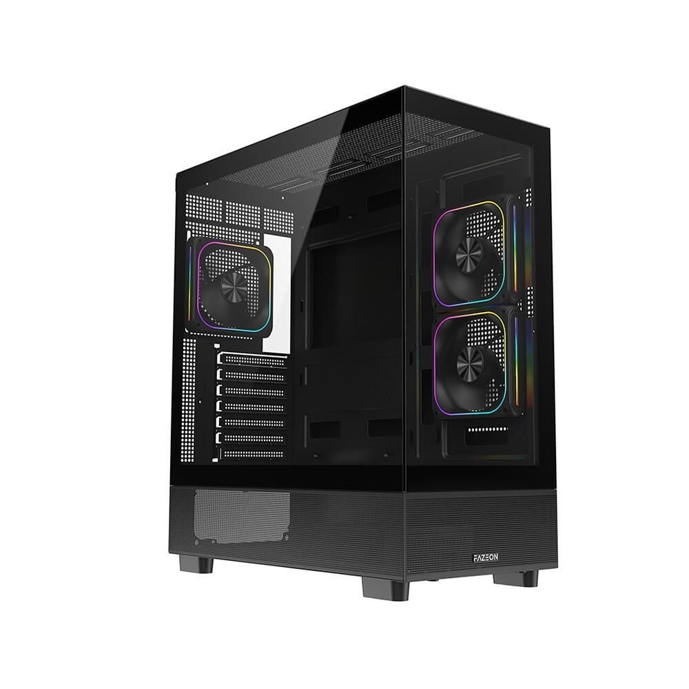 Fazeon F17 750W 80+ Bronze Dahili PSU'lu 3x120mm ARGB Fanlı Mesh Panel ATX Oyuncu Kasası