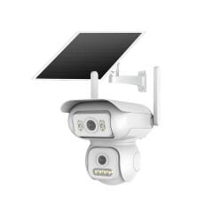 Joysee S2 6Mp AOR 4G 2x2.8mm Solar İki Kamera 4IR+4Led PTZ