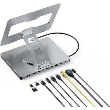 Codegen 10 in 1 Type-C Hub Notebook Macbook Standı Usb-C Docking Station