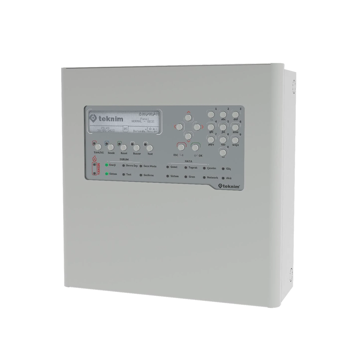 Teknim TFP-2212 Analog Adresli 2 Loop (Çevrim) 480 Adresli Yangın Alarm Paneli