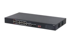 DAHUA S3218-16ET-135 16 PORT 16XFE-2XGE-2XGE/SFP YÖNETİLEMEZ MEGABİT 135W POE SWİTCH