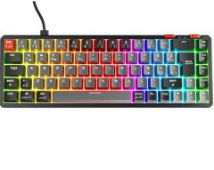 Rampage YORU MINI Gri-Siyah Outemu Red Switch RGB Mekanik Gaming Klavye - Type-C
