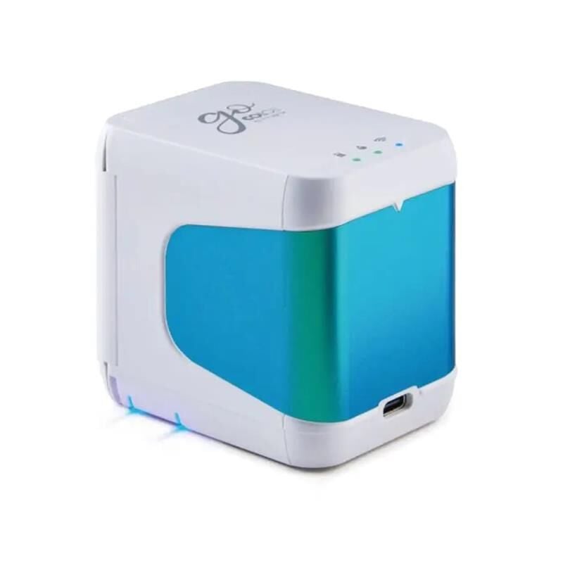 COLOP E‑MARK GO Bundle Mobil Renkli Yazıcı | 600 dpi, 3‑Renkli (CMY) Inkjet Kartuşlu, USB‑C & Wi‑Fi Bağlantılı, 800 mAh Li‑Ion Pil, Cetvel & Bant Kılavuzlu, Taşınabilir Tasarım