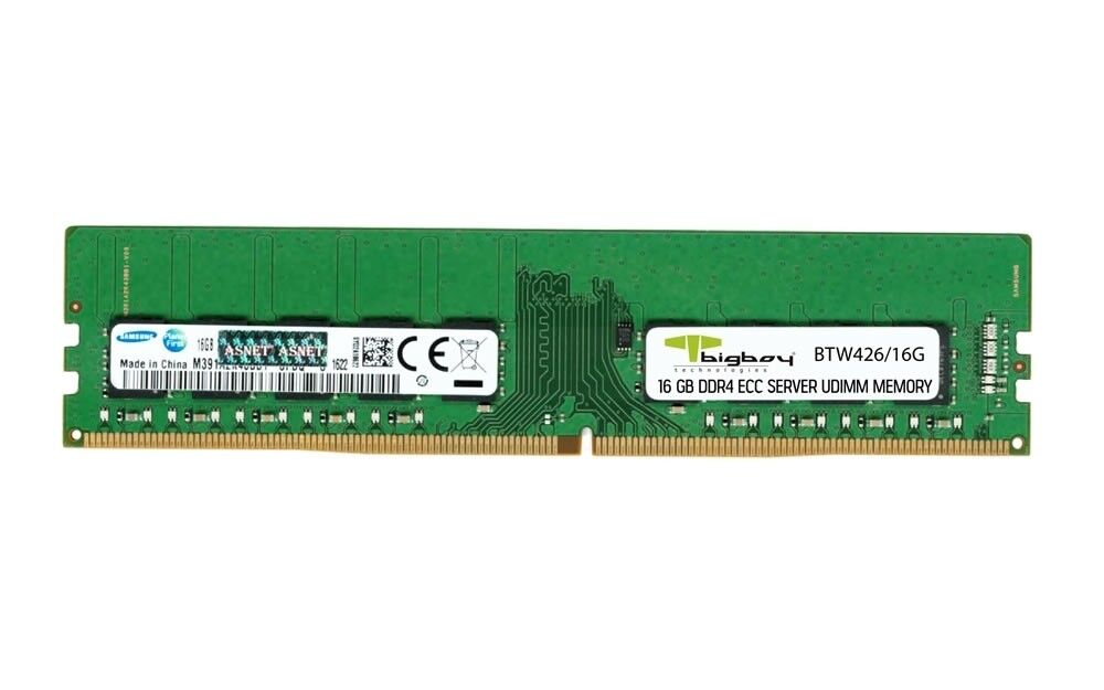 Bigboy 8GB DDR4 3200MHz CL19 1.2V ECC Unbuffered Server ve İş İstasyonu Belleği
