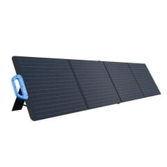Bluetti PV200 200W Monokristal Foldable Güneş Paneli • 23.4% Verim • ETFE Kaplama • IP65 Su & Toz Koruma • 20.5 V Vmp 9.7 A Imp • MC4 Konnektör • 7.3 kg • 2 Yıl Garanti