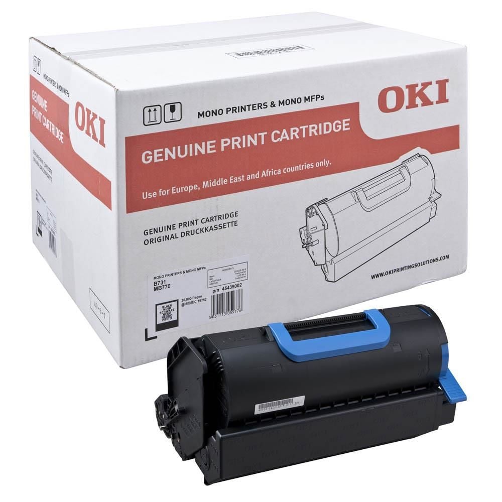 OKI 45460502 Siyah (Black) Yüksek Kapasiteli Orijinal Toner Kartuşu - 36.000 Sayfa (ES7131 / ES7170 / ES7180 Uyumlu)