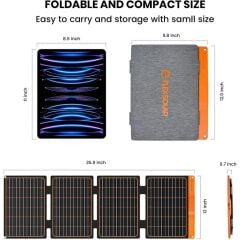 FlexSolar S40 USB Çıkışlı Solar Panel 40W