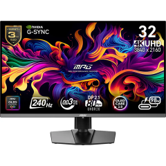 MSI 31.5 MPG 322URX QD-OLED FLAT QD-OLED 0.03MS Adaptive-Sync UHD Monitör