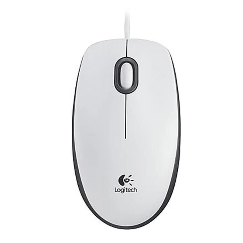 Logitech M100 USB Kablolu Mouse Beyaz (910-006764)