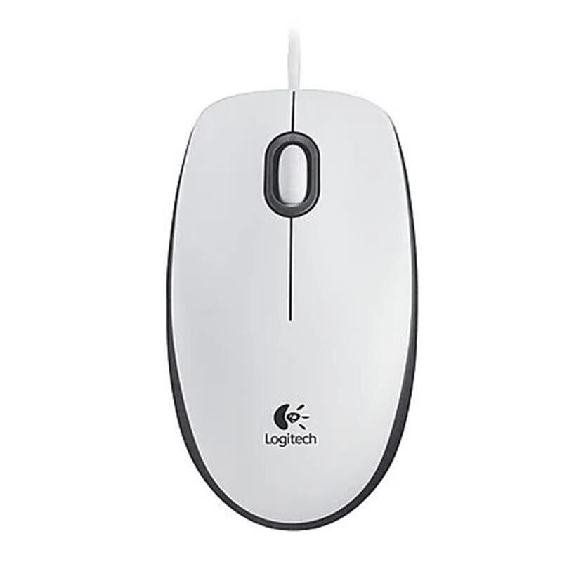 Logitech M100 USB Kablolu Mouse Beyaz (910-006764)