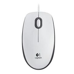 Logitech M100 USB Kablolu Mouse Beyaz (910-006764)