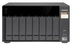 QNAP TS-873AU-RP 4GB RAM 8 HDD Yuvalı Siyah Rack NAS Çoklu Depolama Ünitesi