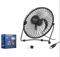 HADRON HDX7252 SİYAH VANTİLATÖR USB METAL18CM