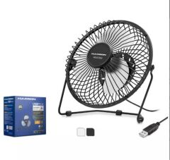 HADRON HDX7252 Siyah Vantilatör USB Metal 18 cm