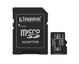 Kingston SDCIT2-32GB 32GB microSDHC Industrial C10 A1 pSLC SD Adapterlı Endüstriyel Hafıza Kartı