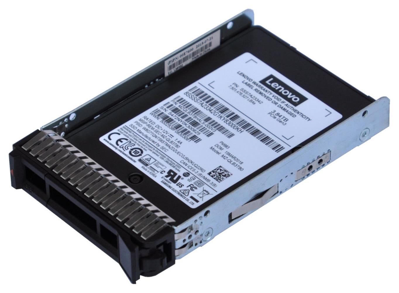 LENOVO ThinkSystem 2.5'' 5400 PRO 480 GB Read Intensive SATA 6Gb/s Hot‑Swap Self‑Encrypting SSD (256‑bit AES) 4XB7A82259