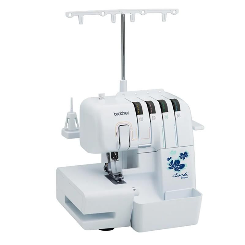 Brother 2504D 4 İplik Overlok Makinesi • 2/3/4 İplik Dikiş • Ayarlanabilir Dikiş Genişliği • Hızlı Devir 1.300 spm • Kolay İplik Geçirme