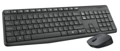 Logitech MK235 Kablosuz Klavye ve Mouse Seti - İngilizce Q (US) Dizilim - Siyah (920-007931)