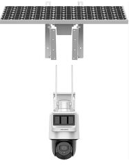 Hikvision DS-2DE2C400IWG-K/4G/C09S20 4MP 2.8mm Lens Solar Panel Destekli 4G SIM Kartlı PT (Pan-Tilt) IP Güvenlik Kamerası