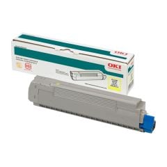 OKI MC853 / MC873 / MC883 Sarı (Yellow) Orijinal Toner Kartuşu (45862814) 10.000 Sayfa