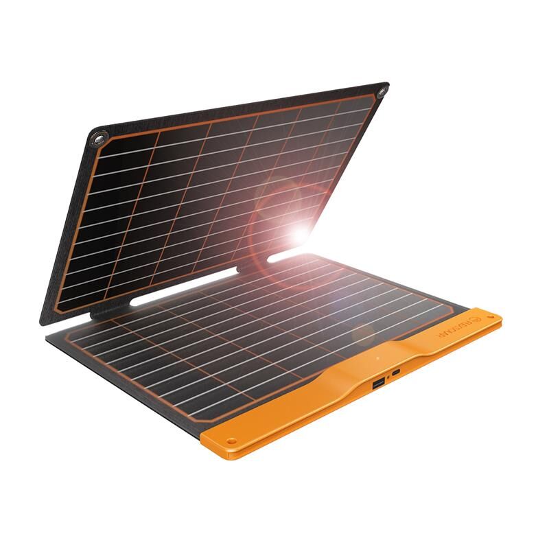 FlexSolar S20 SolarPad USB Çıkışlı Katlanabilir Monokristal 20 W Solar Panel – Dual USB (QC 3.0 + PD 15 W), ETFE Kaplama, IP67, 700 g