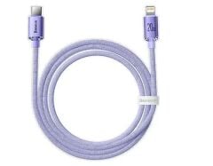 Baseus Free2 Pull Geri Çekilebilir USB-C to USB-C 100W Hızlı Şarj ve Veri Kablosu 2m Mor (P10364500513-00)