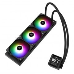SEGOTEP BeAced 360 ARGB Siyah 360mm Sıvı İşlemci Soğutucu AZAZ3SGP0006 — 3,4″ Akıllı Ekran, 3×120 mm ARGB Fan, LGA1700/AM5 Uyumlu