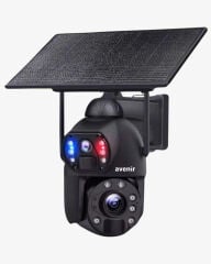 AVENIR AV-S436 6MP 36X Zoom Alarm Işıklı 2 Kameralı Solar PTZ 4G Sim Kartlı Kamera
