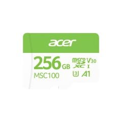 Acer MSC100 256GB microSDXC U3 V30 A1 4K Aksiyon Kamera ve Güvenlik Kamerası Uyumlu Hafıza Kartı