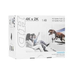 Hytech HY-LU2 1 Giriş 2 Çıkış 4K*2K Destekli HDMI Splitter (Görüntü Çoklayıcı)