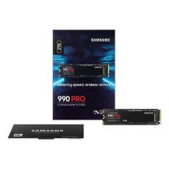Samsung 990 PRO 2TB PCIe Gen4 x4 NVMe 2.0 M.2 SSD (MZ-V9P2T0BW)