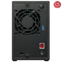 ASUSTOR AS1102T Realtek RTD1296 2 Disk Yuvası NAS (2x18TB Desteği) 1GB DDR4 2.5GbE x1 USB 3.2 x2