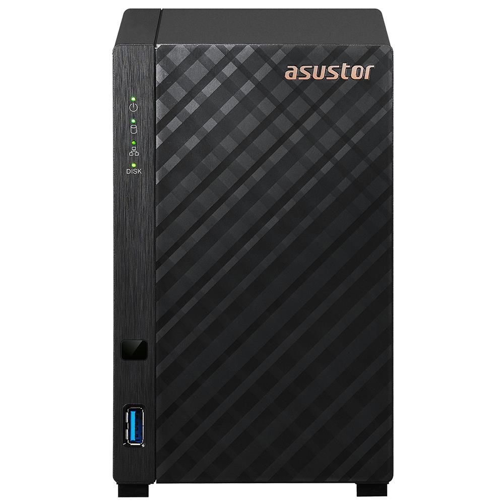 ASUSTOR AS1102T Realtek RTD1296 2 Disk Yuvası NAS (2x18TB Desteği) 1GB DDR4 2.5GbE x1 USB 3.2 x2