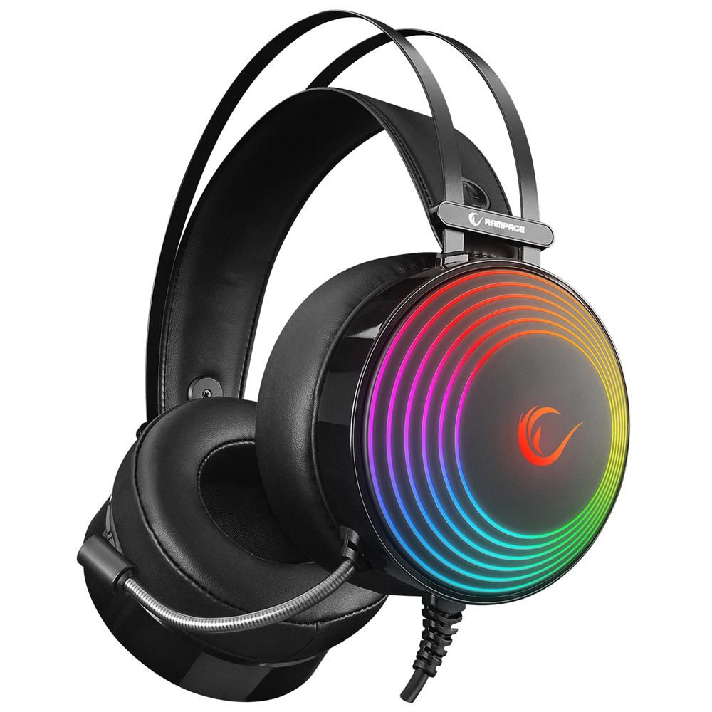 Rampage RM-K97 Helix USB 7.1 Version RGB Gaming Mikrofonlu Oyuncu Kulaklığı
