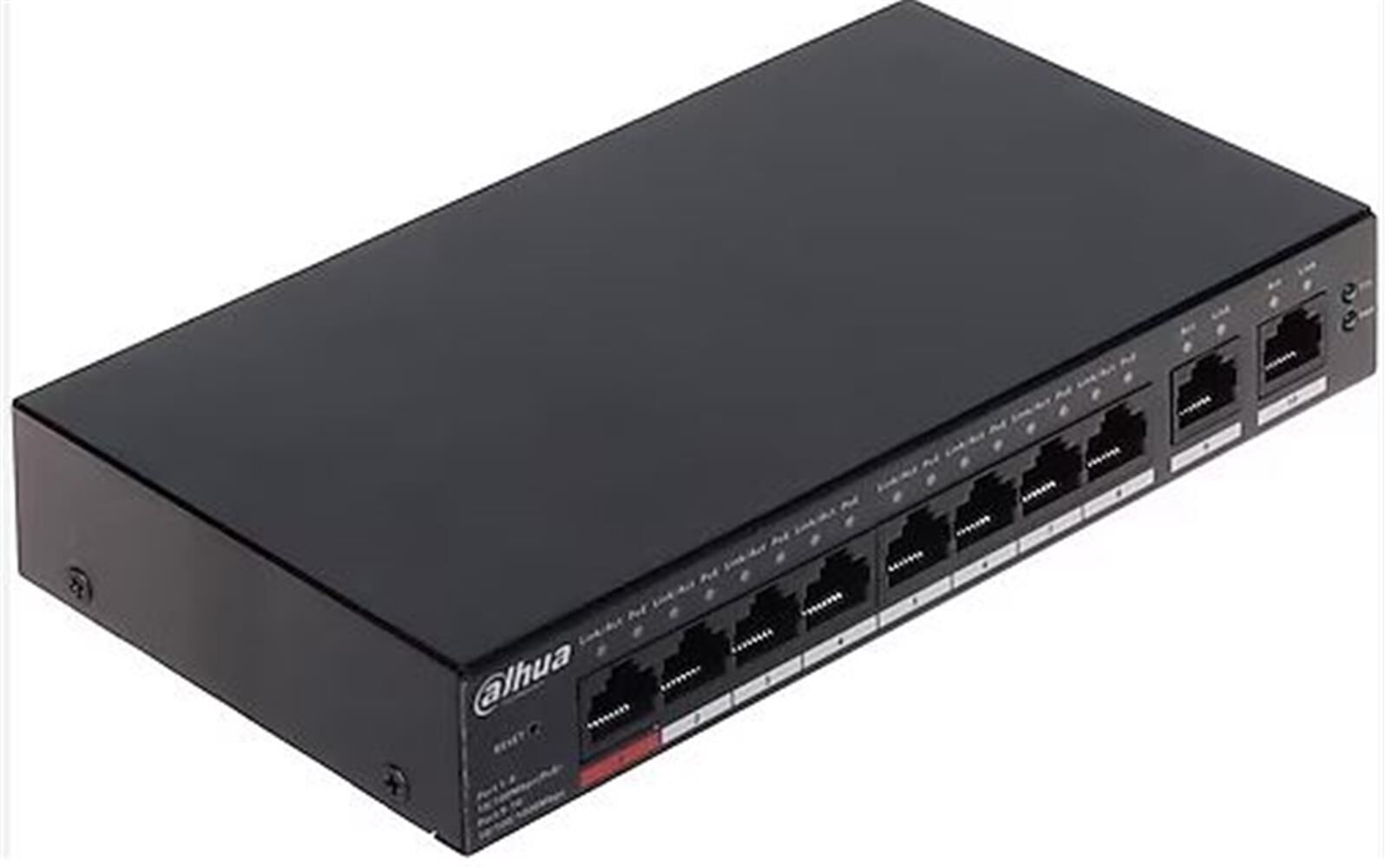 Dahua CS4010-8ET-60 Cloud Managed 8-Port FE PoE + 2-Port Gigabit Uplink Desktop Switch (60W)
