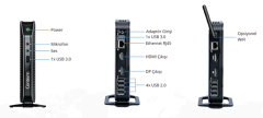 Centerm F620-Z8210 8GB RAM 120GB SSD FreeDOS Thin Client (İnce İstemci)