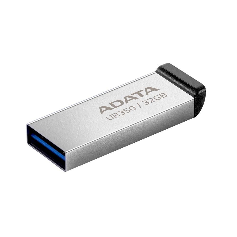 Adata UR350-32G 32GB USB 3.2 Gen1 Metal Siyah Flash Bellek