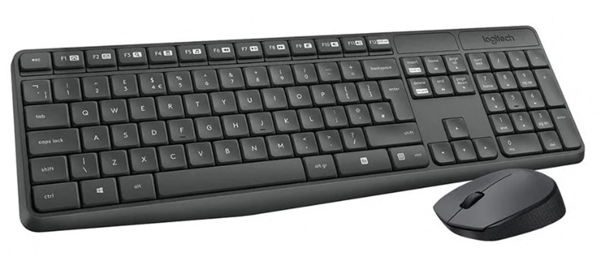 Logitech MK235 Rusça (Cyrillic) Layout 2.4GHz Kablosuz Klavye ve Mouse Seti (920-007948)