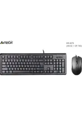 A4 TECH KR-9276 Q USB STANDART KLAVYE+OPTİK MOUSE