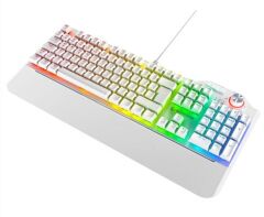 Rampage Hydra R6 Full Color RGB LED Beyaz Gaming Pro Red Switch Q Alüminyum Kaplama Mekanik Klavye