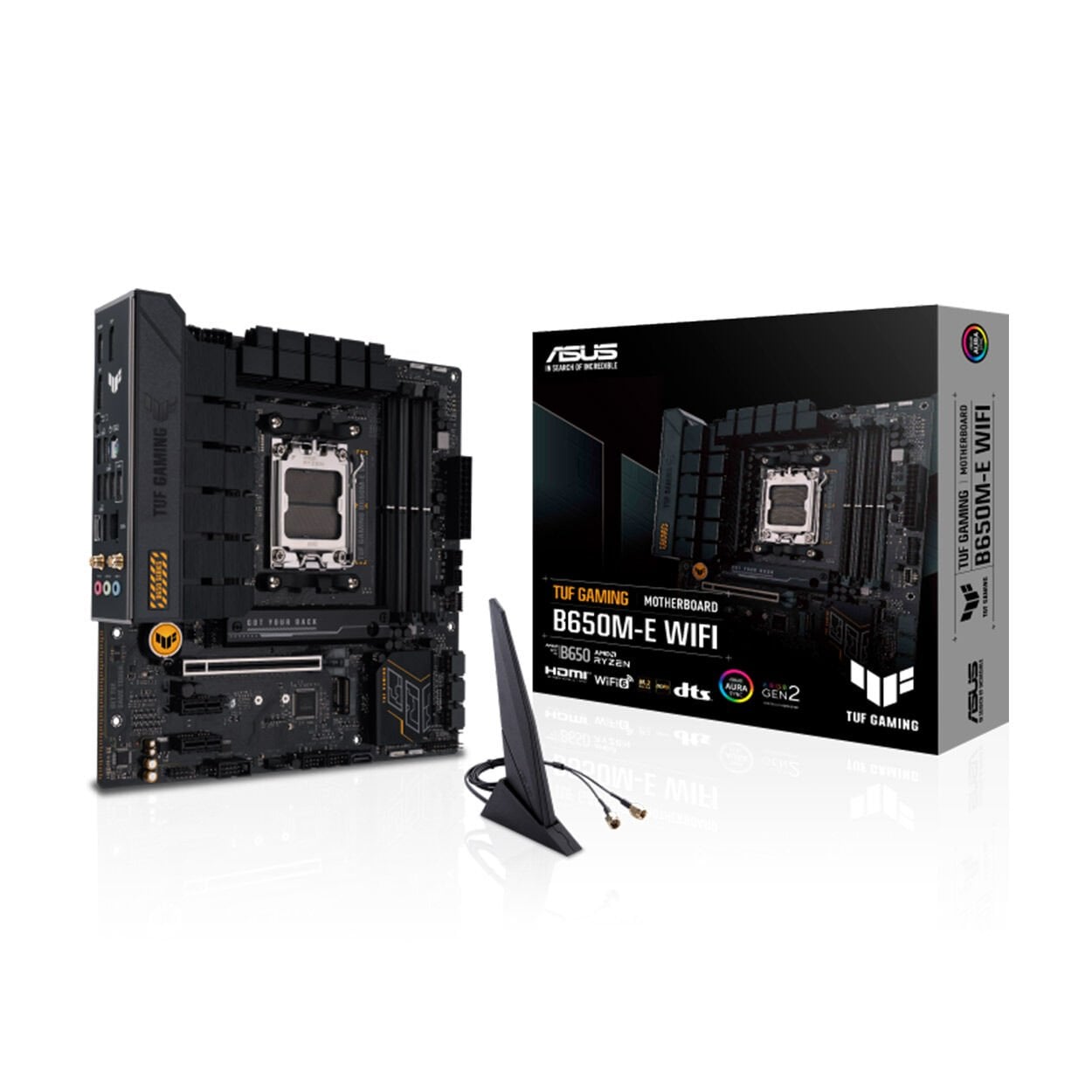 Asus TUF GAMING B650M-E WIFI AMD B650 AM5 DDR5 6400MHz (OC) HDMI 2xDP Çift M.2 Wi-Fi 6 mATX Anakart