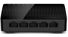 Tenda SG105 5x Gigabit Ethernet Port 10/100/1000 Mbps Unmanaged Desktop Switch Plug and Play Metal Kasa Enerji Tasarruflu Switch