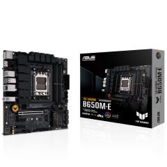 ASUS TUF GAMING B650M-E AM5 DDR5 6400 2xDP HDMI Çift M2 USB3.2 AURA RGB mATX