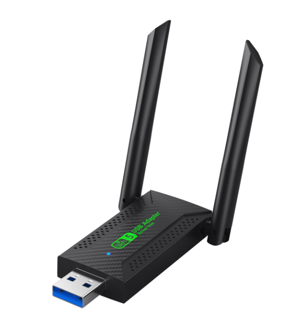 Everest EVERLINK EWA600 AC600 600Mbps 2.4GHz/5GHz Wi-Fi 5 RTL8811 Çift Antenli USB Kablosuz Ağ Adaptörü