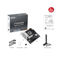 ASUS PRIME B850M-A WIFI DDR5 8000 2xDP HDMI 3xM2 AURA RGB mATX