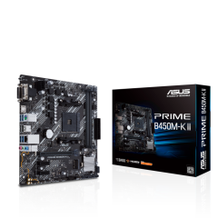 Asus PRIME B450M-K II AMD B450 Soket AM4 DDR4 4400MHz(OC) M.2 mATX Anakart