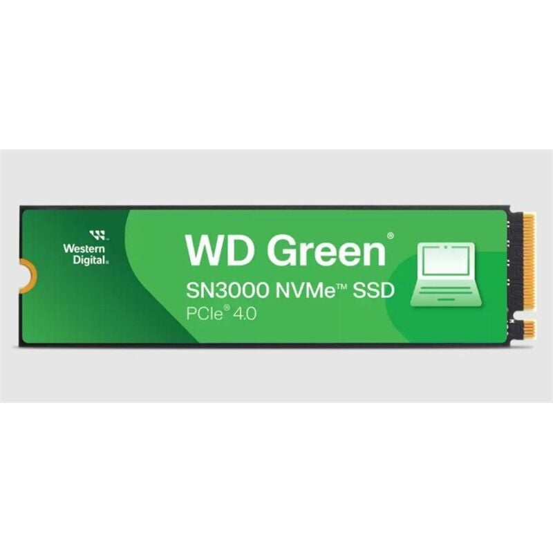 Western Digital WD Green SN300 1TB 5000MB-4200MB/s NVMe PCIe Gen4 x4 M.2 SSD (WDS100T4G0E)