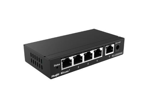Ruijie Reyee RG-ES205GC 4x10/100/1000Mbps GE Port + 1x10/100/1000Mbps GE Uplink Akıllı Yönetilebilir Gigabit Ethernet Network Switch