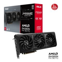 ASUS PRIME AMD Radeon RX 9070 XT OC Edition 16GB GDDR6 256-Bit Ekran Kartı